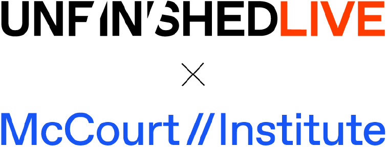 Logo of Unfinished x McCourt Institute Center